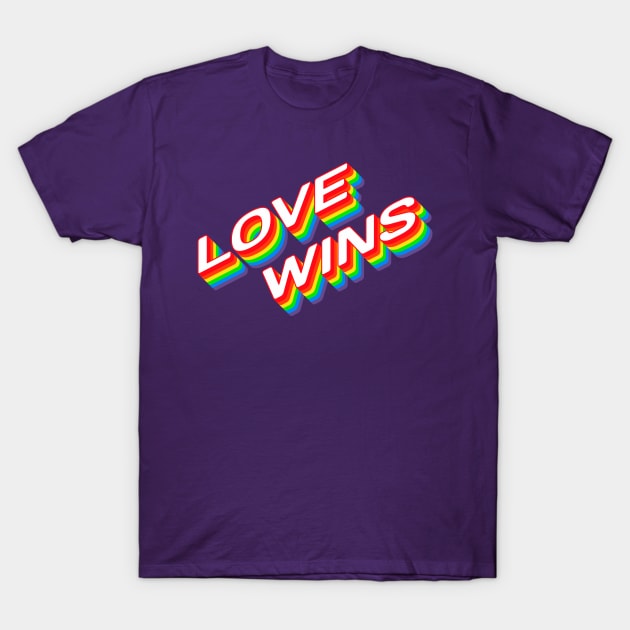 Love Wins T-Shirt by Jennifer